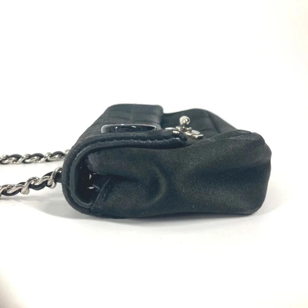 CHANEL Black Logo Pochette Shoulder Bag - Picture 4 of 13